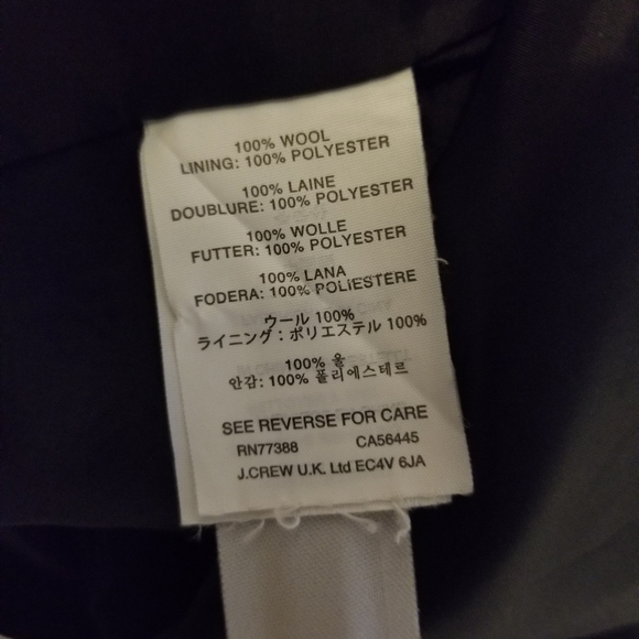 J.Crew Double Faced Wool Crepe Dress in Black Size 4 Color Black - Picture 13 of 15